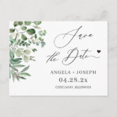 Sparen het Manuscript van de Datum Eenvoudige Eleg Briefkaart (Voorkant)