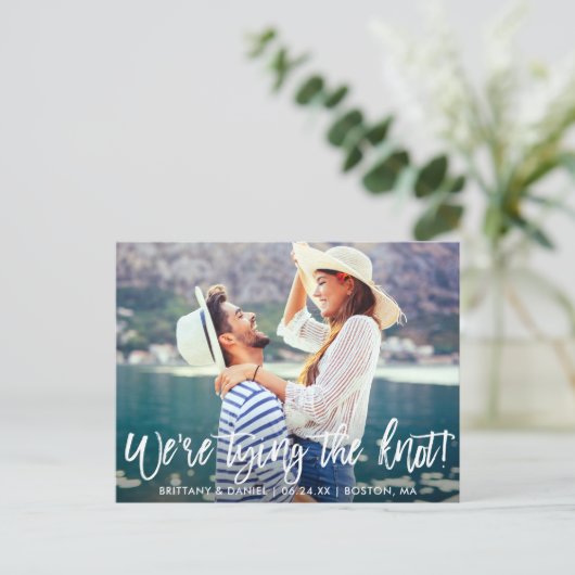 Sparen het Moderne Manuscript van de Borstel van d Briefkaart (Staand voorkant)