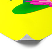 Sparen het Moeras Twitchy de Kikkergeel Poster (Hoek)