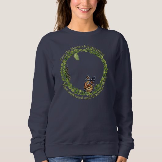 Sparen het Monarch vlinder sweatshirt (Voorkant)