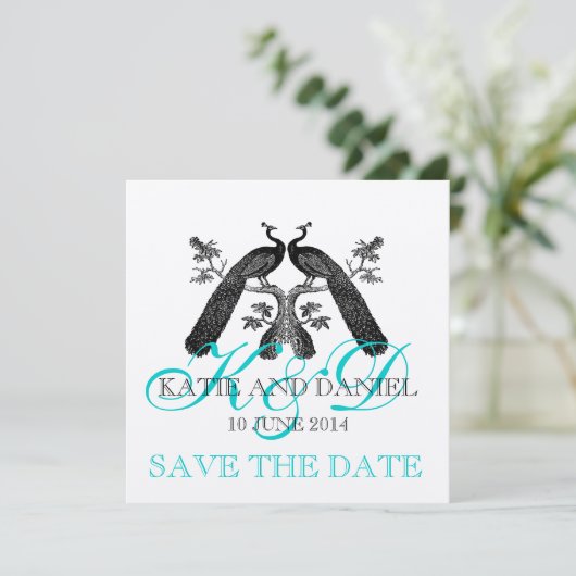 Sparen het Monogram SIlver van de Kaarten van de D (Staand voorkant)