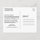 Sparen het Nieuwe Manuscript van de Borstel van de Briefkaart (Achterkant)