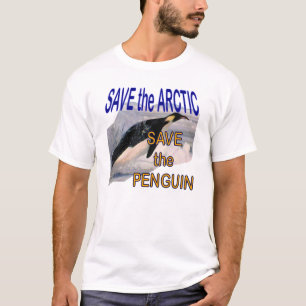 Sparen het Noordpoolgebied sparen de pinguïn T-shirt