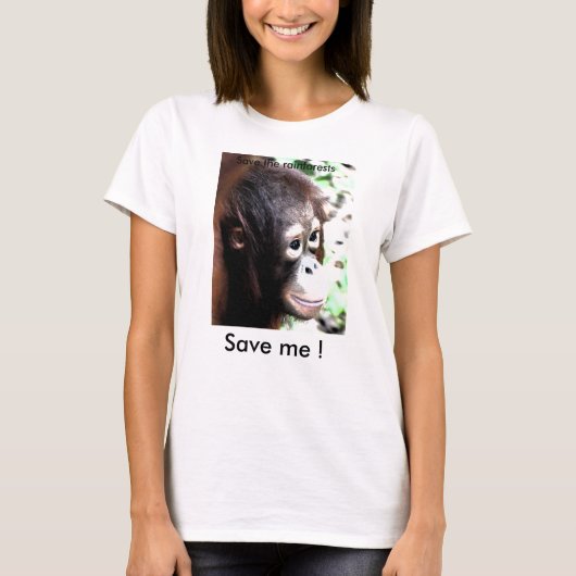 Sparen het Orangutan T-shirt (Voorkant)