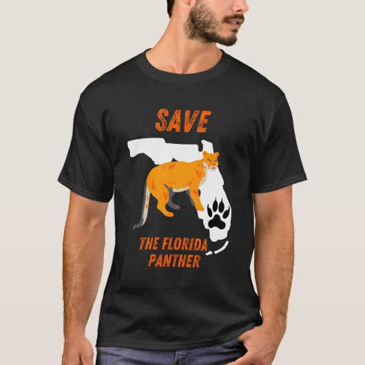 Sparen het Panther van Florida T-shirt (Voorkant)
