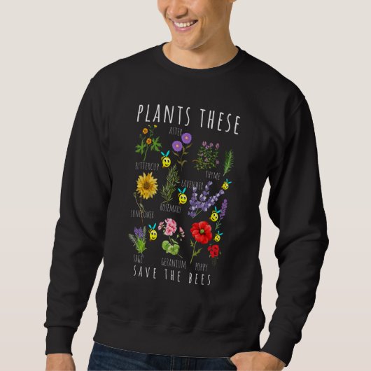 Sparen het Plant van de bijenhoningfokker Trui (Voorkant)