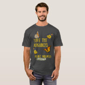 Sparen het Plant van de Monarchie Milkweed Butterf T-shirt (Voorkant volledig)