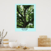 Sparen het Poster van Bomen (Keuken)