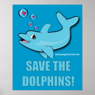 Sparen het Poster van het Dolphin
