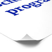 Sparen het Programma van de Lunch van de Nationale Perfect Poster (Hoek)