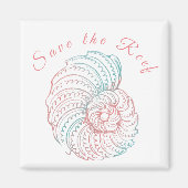 Sparen het Ref Roze en Blauwgroen Bewustheid van d Magneet (Voorkant)