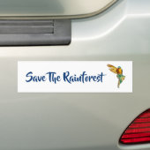 Sparen het regenwoud bumpersticker (Op auto)