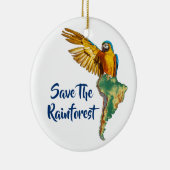 Sparen het regenwoud keramisch ornament (Rechts)
