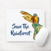 Sparen het regenwoud muismat (Met muis)