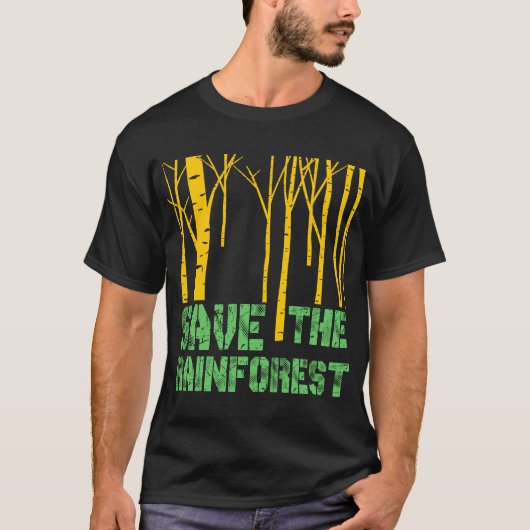 Sparen het regenwoud t-shirt (Voorkant)
