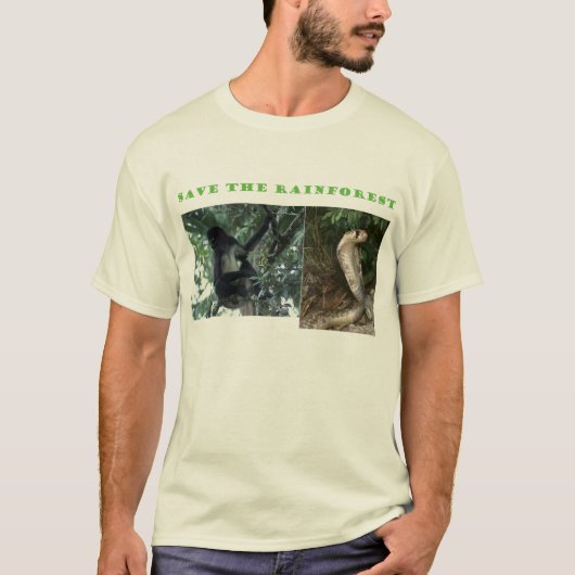 Sparen het regenwoud t-shirt (Voorkant)