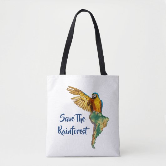 Sparen het regenwoud tote bag (Voorkant)