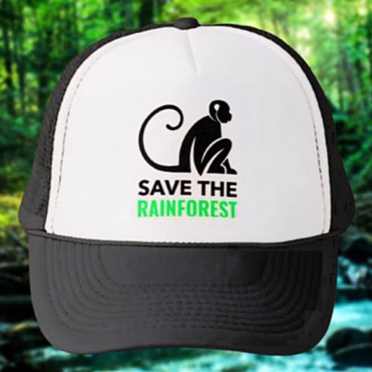 Sparen het regenwoud trucker pet