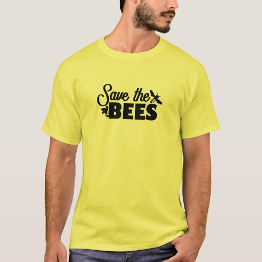 Sparen het Shirt van de Mannen van bijen (Voorkant)