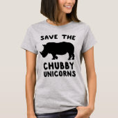 Sparen het T-shirt van Chubby Unicorns (Voorkant)