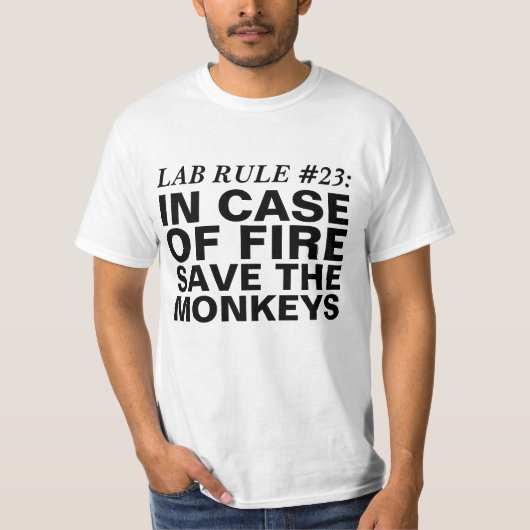 Sparen het T-shirt van de Ab Monkeys (Voorkant)