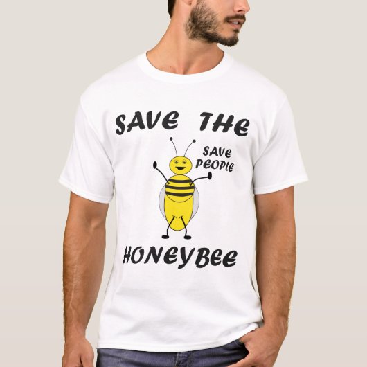 Sparen het T-Shirt van Honeybee (Voorkant)