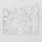 Sparen het Teken van het Boek van de Datum Blauwgr Aankondigingskaart (Achterkant)