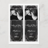 Sparen het Teken van het Boek van de Datum Modern Aankondigingskaart (Voorkant)