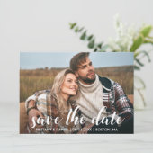 Sparen het Verloving van de Datum het Moderne Manu Kaart (Staand voorkant)