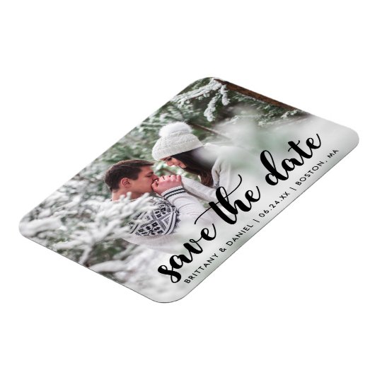 Sparen het Verloving van de Datum het Moderne Manu Magneet (Linkerzijde)