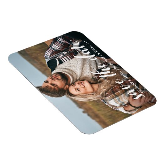 Sparen het Verloving van de Datum het Moderne Manu Magneet (Rechterzijde)