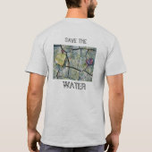 Sparen het water! t-shirt (Achterkant)