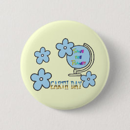 Sparen het Wereldbol van de Dag van de Aarde van d Ronde Button 5,7 Cm