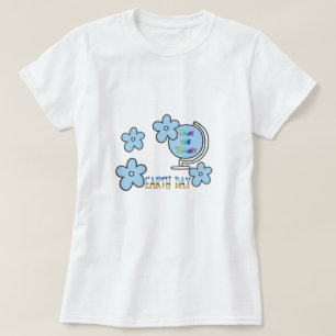 Sparen het Wereldbol van de Dag van de Aarde van d T-shirt