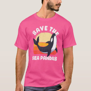 Sparen het Zee Pandas Orca walvis Dolphin Ocean An T-shirt