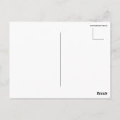 Sparen het Zee Schorrelschildpad plastic afval Briefkaart (Achterkant)