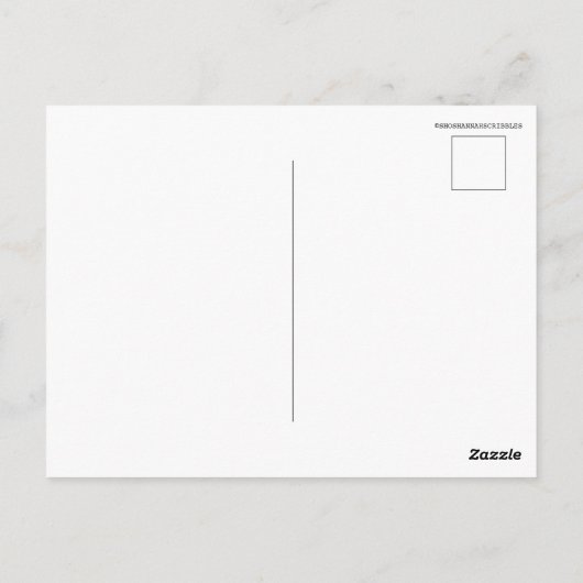 Sparen het Zee Schorrelschildpad plastic afval Briefkaart (Achterkant)