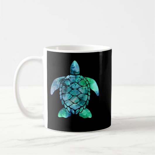 Sparen het Zee van de schildpadschildpad Gifts Oce Koffiemok (Links)