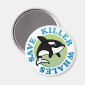 Sparen Killer Whales Magneet (Voorkant / Achterkant)