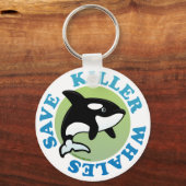 Sparen Killer Whales Sleutelhanger (Voorkant)