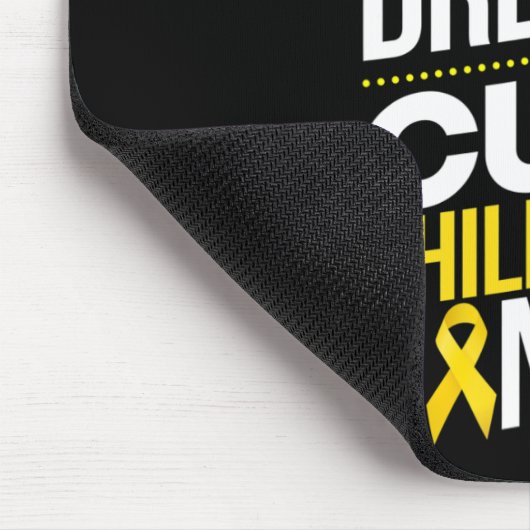 Sparen Kinderdromen Cure Childhood Cancer Ribbon Muismat (Hoek)