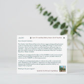 Sparen Leash Dog Walking Senator Feinstein Briefkaart (Staand voorkant)