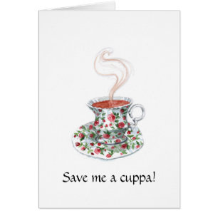Sparen/maak me een Cuppa!