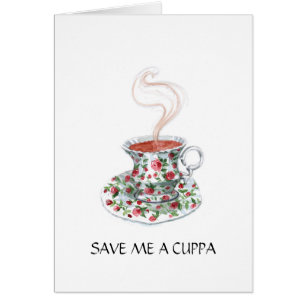 Sparen/maak me een Cuppa!
