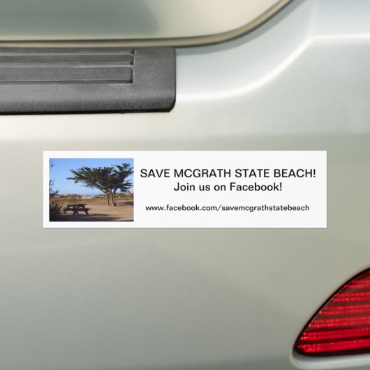 Sparen McGrath SB Bumpersticker 1 (Op auto)