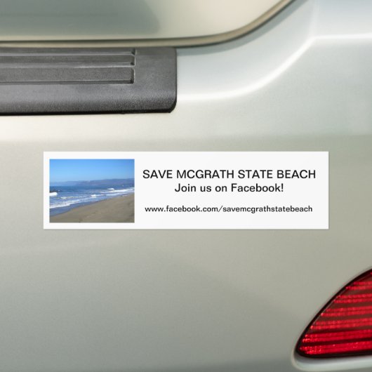 Sparen McGrath SB Bumpersticker 3 (Op auto)