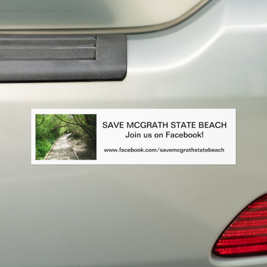 Sparen McGrath SB Bumpersticker 4 (Op auto)