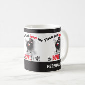 Sparen me de Bowl - Humor Koffiemok (Voorkant rechts)