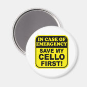 Sparen Mijn Cello Magneet (Voorkant / Achterkant)