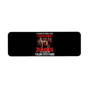 Sparen mijn Italiaanse hond voor Zombies Etiket